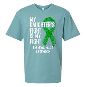 Cp My Daughter's Fight Is My Fight Cerebral Palsy Awareness Cute Gift Sueded Cloud Jersey T-Shirt