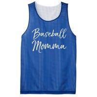 Cute Mother's Day Gift Tee Ball Mom Baseball Momma Gift Mesh Reversible Basketball Jersey Tank