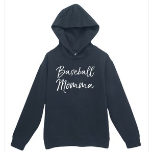 Cute Mother's Day Gift Tee Ball Mom Baseball Momma Gift Urban Pullover Hoodie