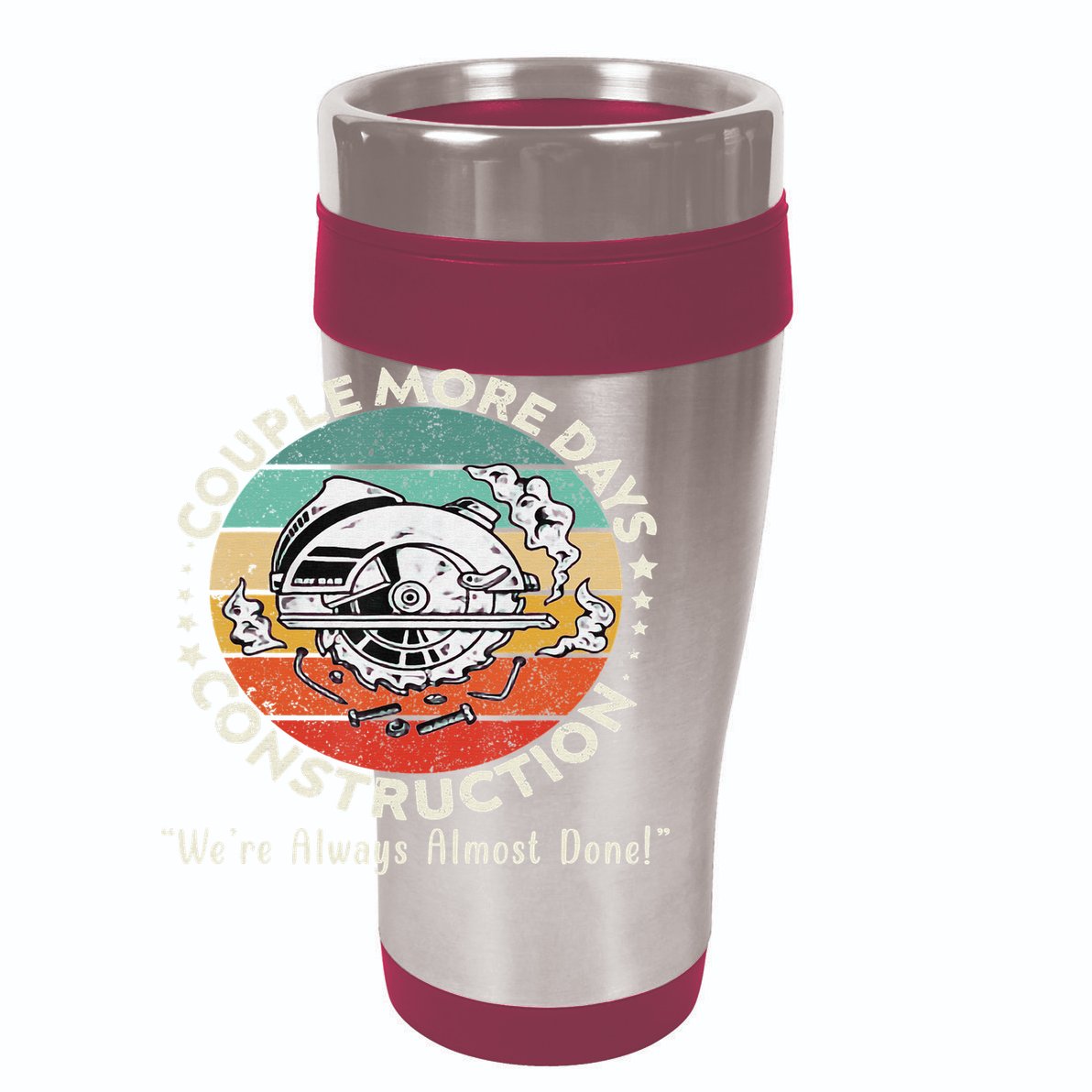 Couple More Days Construction We’re Always Almost Done 15oz Campfire Ceramic Mug