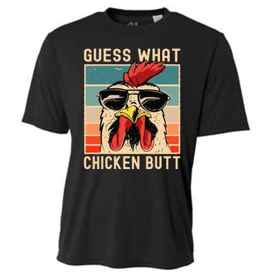 Chicken Meme Design Guess What Chicken Butt Cooling Performance Crew T-Shirt