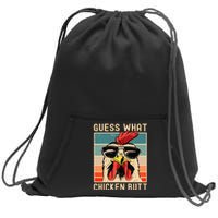 Chicken Meme Design Guess What Chicken Butt Sweatshirt Cinch Pack Bag