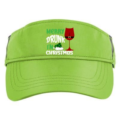 Christmas Merry Drunk IM Christmas Wine Santa Gift Adult Drive Performance Visor