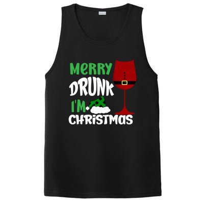 Christmas Merry Drunk IM Christmas Wine Santa Gift PosiCharge Competitor Tank