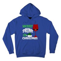 Christmas Merry Drunk IM Christmas Wine Santa Gift Hoodie