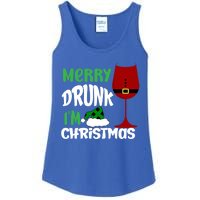 Christmas Merry Drunk IM Christmas Wine Santa Gift Ladies Essential Tank