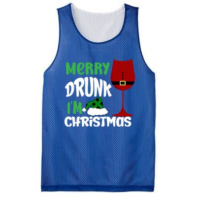 Christmas Merry Drunk IM Christmas Wine Santa Gift Mesh Reversible Basketball Jersey Tank