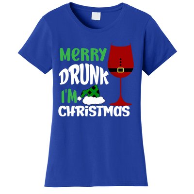 Christmas Merry Drunk IM Christmas Wine Santa Gift Women's T-Shirt