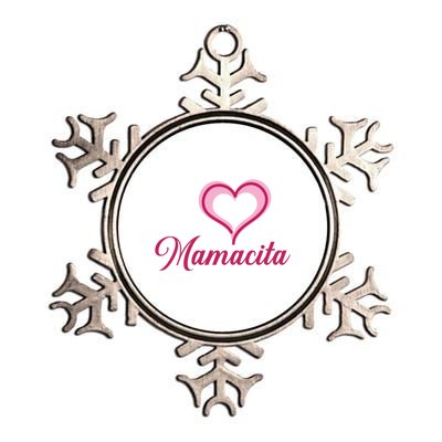 Cute Mother’s Day Love Heart Mamacita Funny Gift Metallic Star Ornament