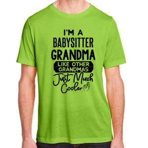 Cool Mothers Day Design Sitter Grandma Gift Adult ChromaSoft Performance T-Shirt