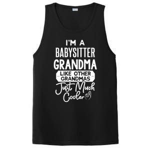 Cool Mothers Day Design Sitter Grandma Gift PosiCharge Competitor Tank