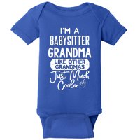 Cool Mothers Day Design Sitter Grandma Gift Baby Bodysuit