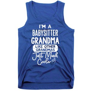 Cool Mothers Day Design Sitter Grandma Gift Tank Top