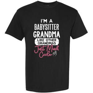 Cool Mothers Day Design Sitter Grandma Gift Garment-Dyed Heavyweight T-Shirt