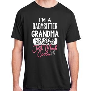 Cool Mothers Day Design Sitter Grandma Gift Adult ChromaSoft Performance T-Shirt