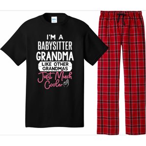 Cool Mothers Day Design Sitter Grandma Gift Pajama Set