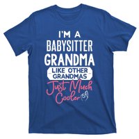 Cool Mothers Day Design Sitter Grandma Gift T-Shirt