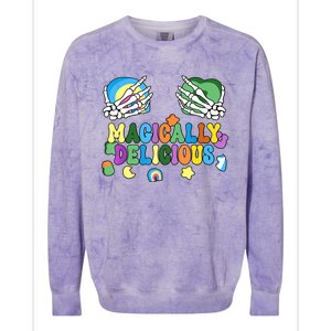 Colorful Magically Delicious Sexy Shamrock St Patrick's Day Colorblast Crewneck Sweatshirt