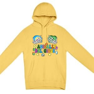 Colorful Magically Delicious Sexy Shamrock St Patrick's Day Premium Pullover Hoodie