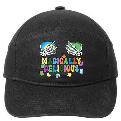 Colorful Magically Delicious Sexy Shamrock St Patrick's Day 7-Panel Snapback Hat