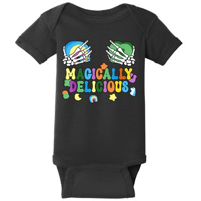 Colorful Magically Delicious Sexy Shamrock St Patrick's Day Baby Bodysuit