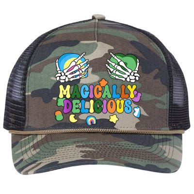 Colorful Magically Delicious Sexy Shamrock St Patrick's Day Retro Rope Trucker Hat Cap