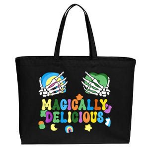 Colorful Magically Delicious Sexy Shamrock St Patrick's Day Cotton Canvas Jumbo Tote