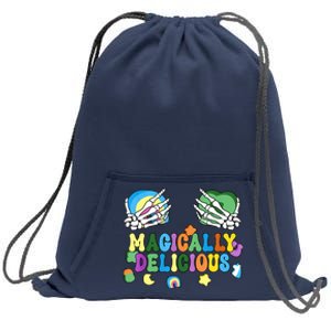 Colorful Magically Delicious Sexy Shamrock St Patrick's Day Sweatshirt Cinch Pack Bag