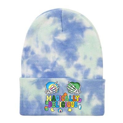 Colorful Magically Delicious Sexy Shamrock St Patrick's Day Tie Dye 12in Knit Beanie