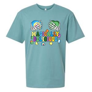 Colorful Magically Delicious Sexy Shamrock St Patrick's Day Sueded Cloud Jersey T-Shirt