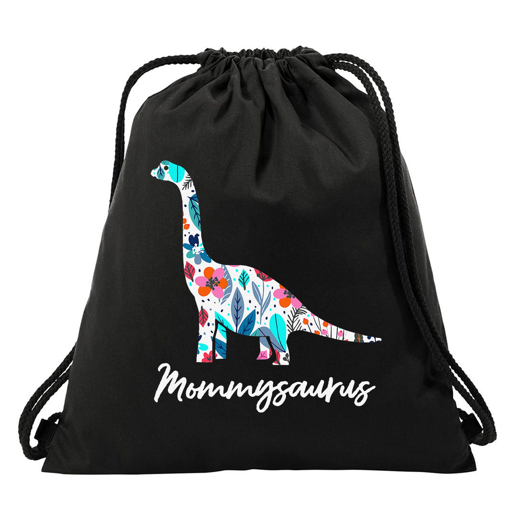 Cute Mommysaurus Dinosaur Mothers Day Gift Idea Drawstring Bag