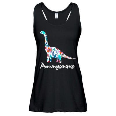 Cute Mommysaurus Dinosaur Mothers Day Gift Idea Ladies Essential Flowy Tank