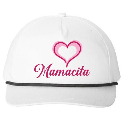 Cute Mother’s Day Love Heart Mamacita Funny Gift Snapback Five-Panel Rope Hat