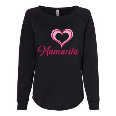 Cute Mother’s Day Love Heart Mamacita Funny Gift Womens California Wash Sweatshirt