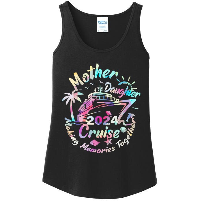 Cruise Mother Daughter Trip 2024 Funny Mom Daughter Vacation Ladies Essential Tank