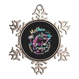 Cruise Mother Daughter Trip 2024 Funny Mom Daughter Vacation Metallic Star Ornament