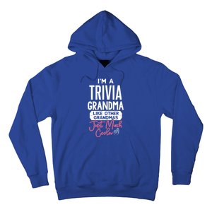 Cool Mothers Day Design Trivia Grandma Gift Hoodie