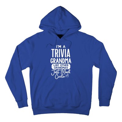 Cool Mothers Day Design Trivia Grandma Gift Hoodie