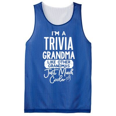 Cool Mothers Day Design Trivia Grandma Gift Mesh Reversible Basketball Jersey Tank