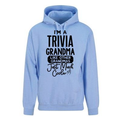 Cool Mothers Day Design Trivia Grandma Gift Unisex Surf Hoodie