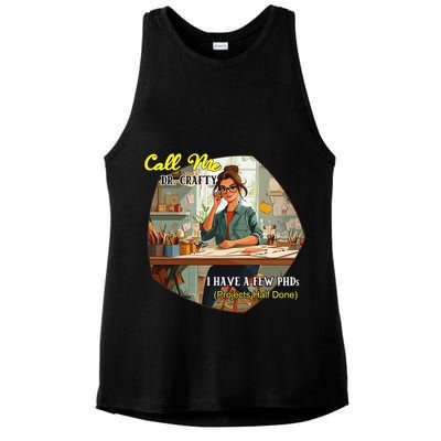 Call Me Dr Crafty Ladies PosiCharge Tri-Blend Wicking Tank
