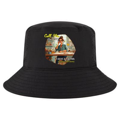 Call Me Dr Crafty Cool Comfort Performance Bucket Hat