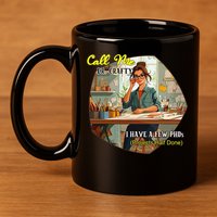 Call Me Dr Crafty 11oz C Handle Ceramic Mug