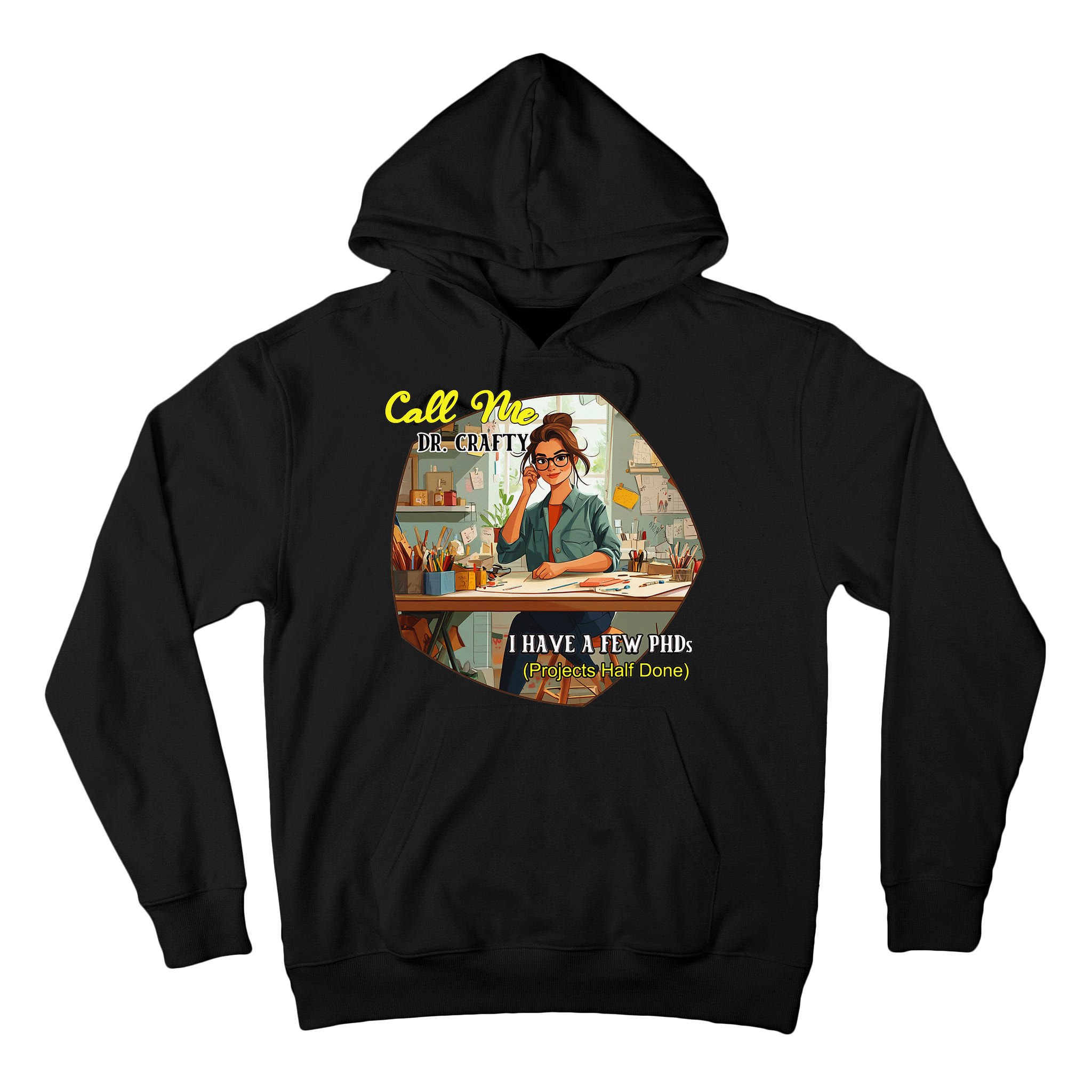 Call Me Dr Crafty Tall Hoodie