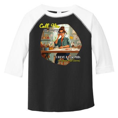 Call Me Dr Crafty Toddler Fine Jersey T-Shirt
