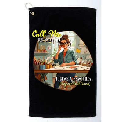 Call Me Dr Crafty Golf Towel