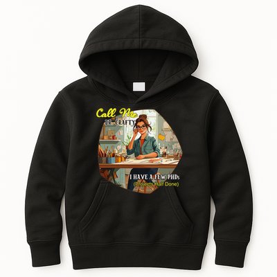 Call Me Dr Crafty Kids Hoodie