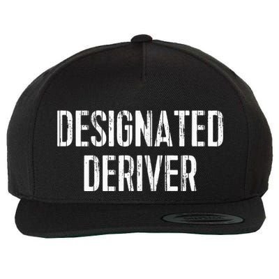 Calculus Math Designated Deriver Wool Snapback Cap