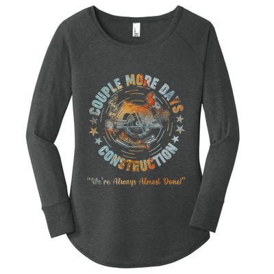Couple More Day Mechanic Were Always Almost Done Mechanics Women's Perfect Tri Tunic Long Sleeve Shirt