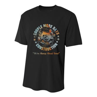 Couple More Day Mechanic Were Always Almost Done Mechanics Youth Performance Sprint T-Shirt